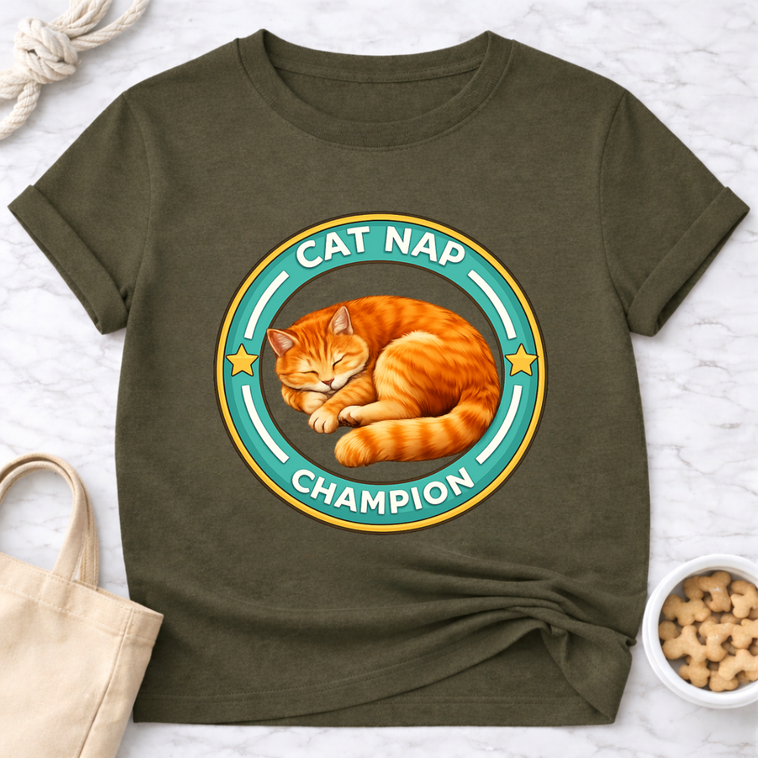 Cat Nap Champion T-Shirt