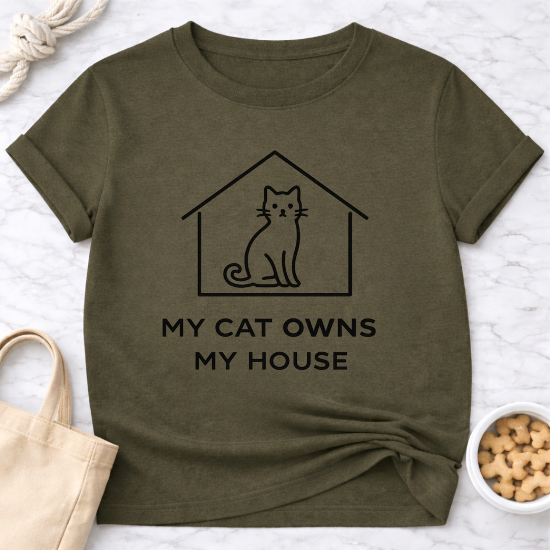 My Cat Owns My House T-Shirt