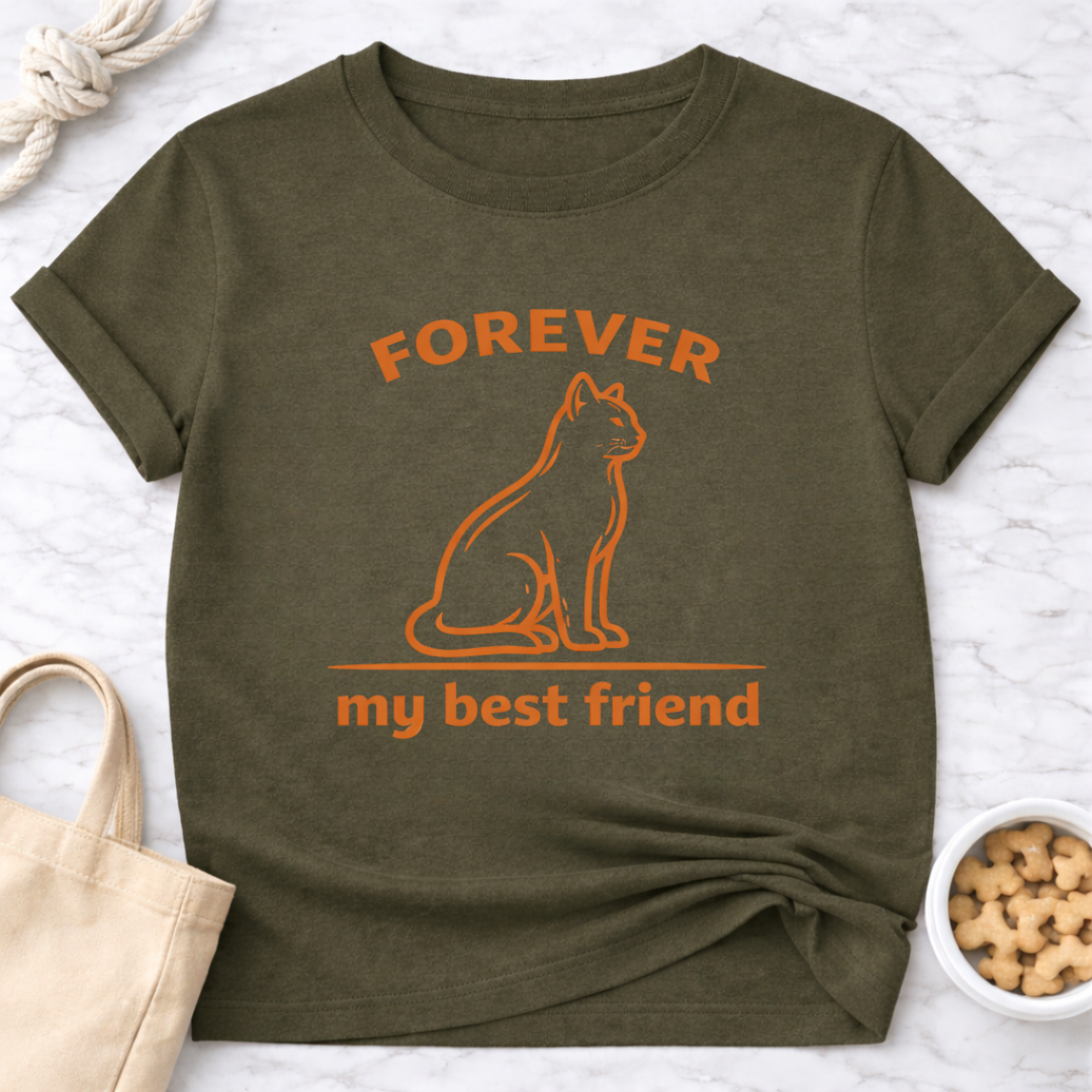 Forever My Best Friend Cat T-Shirt