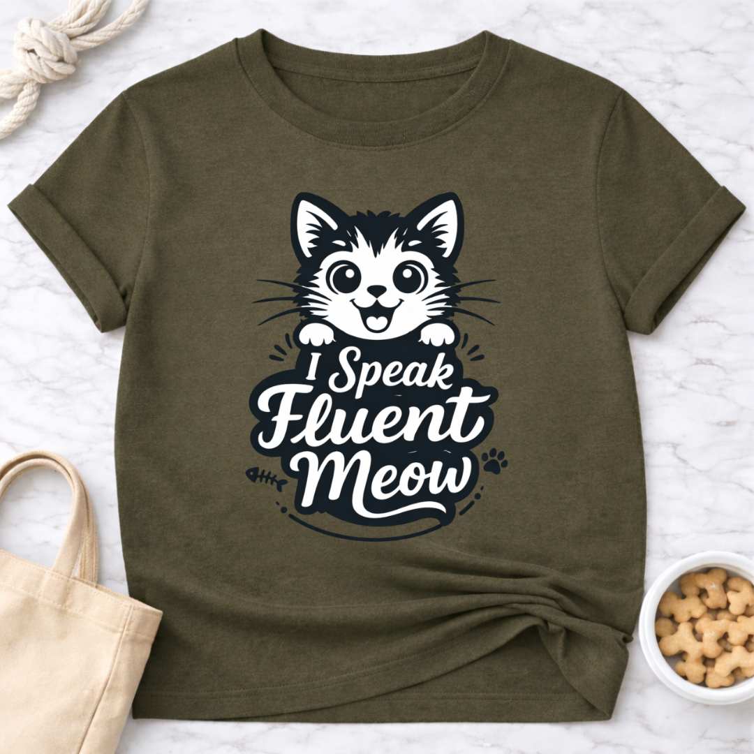 I Speak Fluent Meow T-Shirt