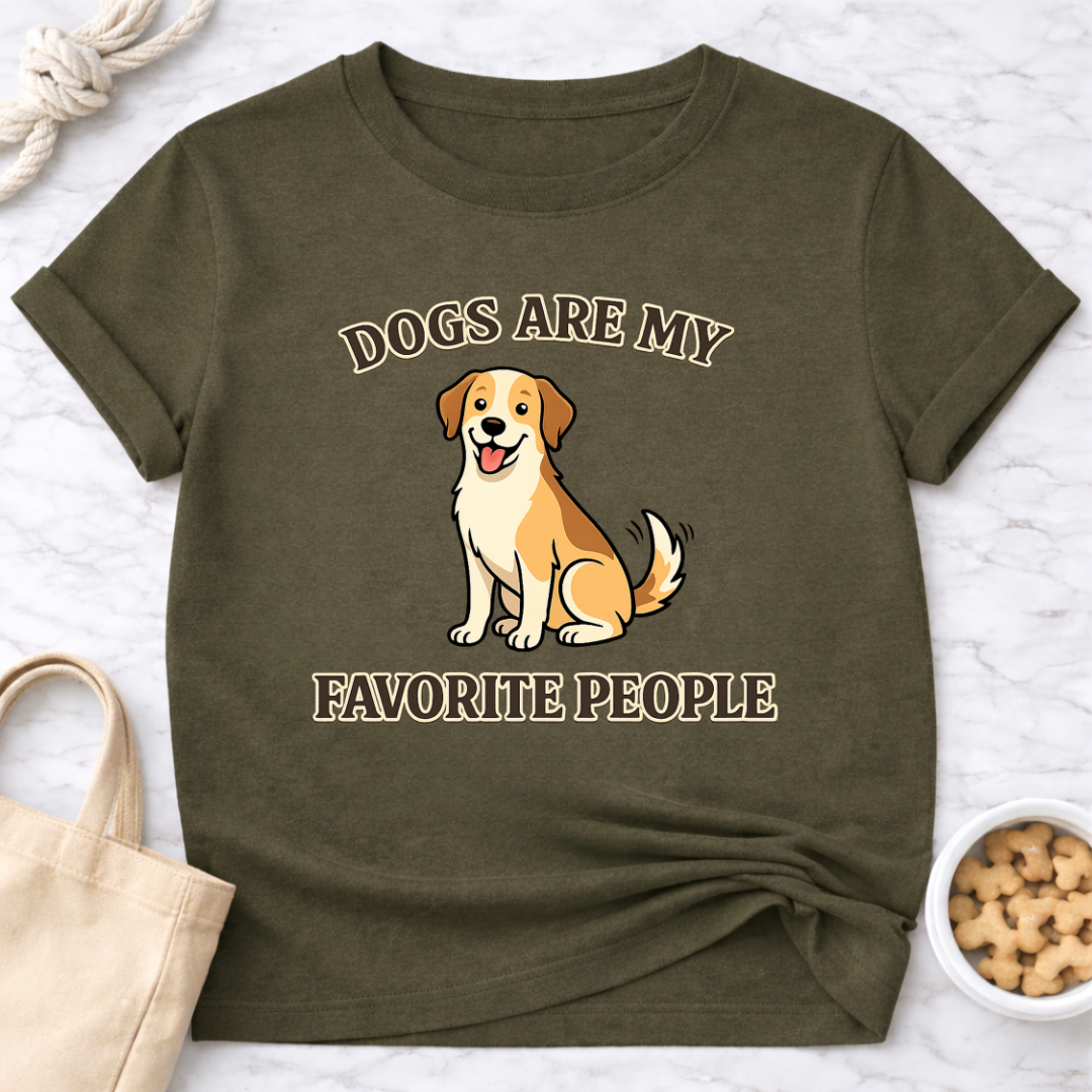 Dogs Are My Favorite People T-Shirt