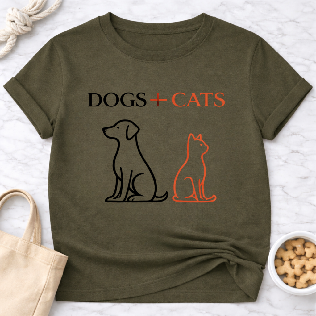 Dogs + Cats T-Shirt