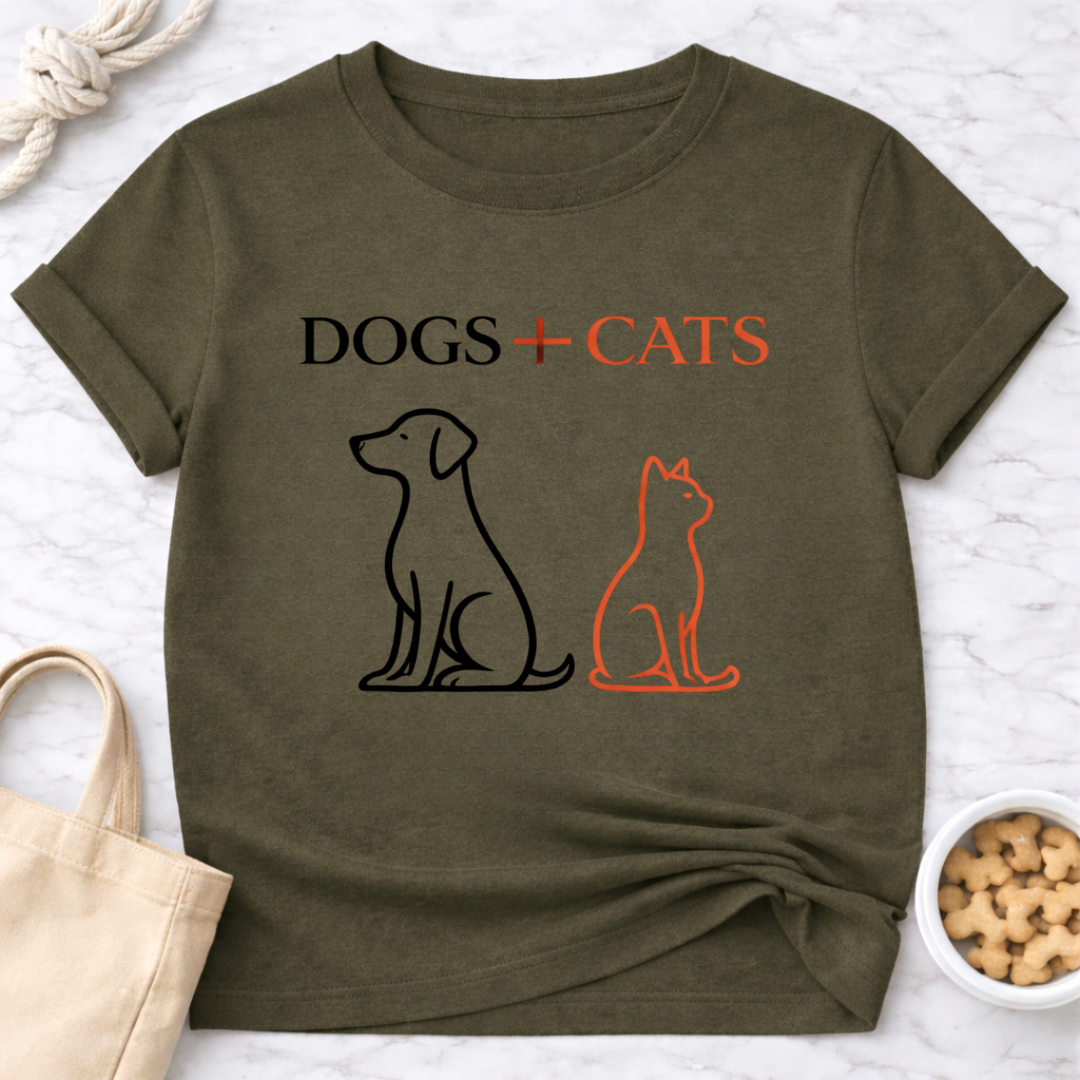 Dogs + Cats T-Shirt