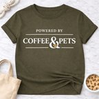 Powered by Coffee & Pets T-Shirt