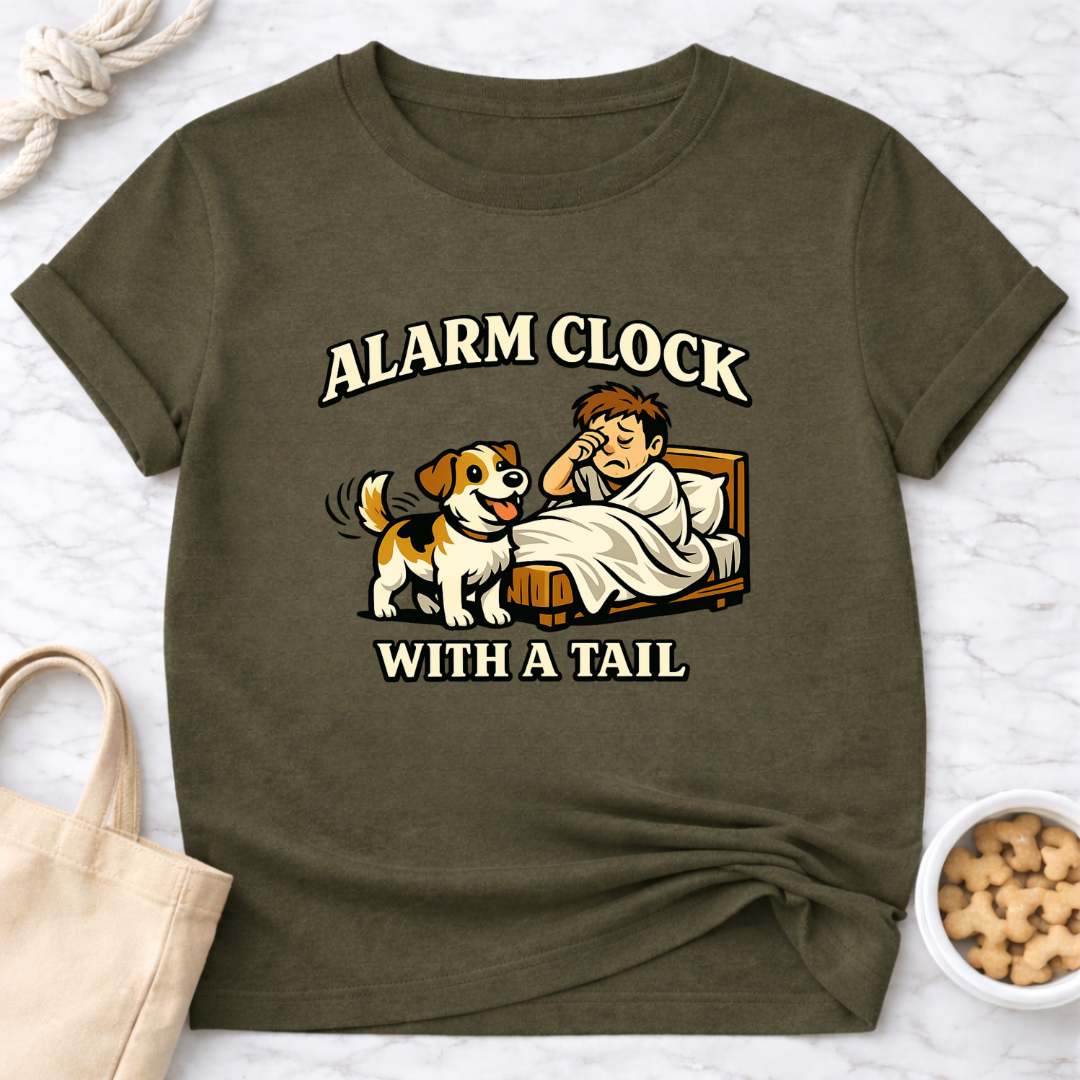Alarm Clock with a Tail T-Shirt