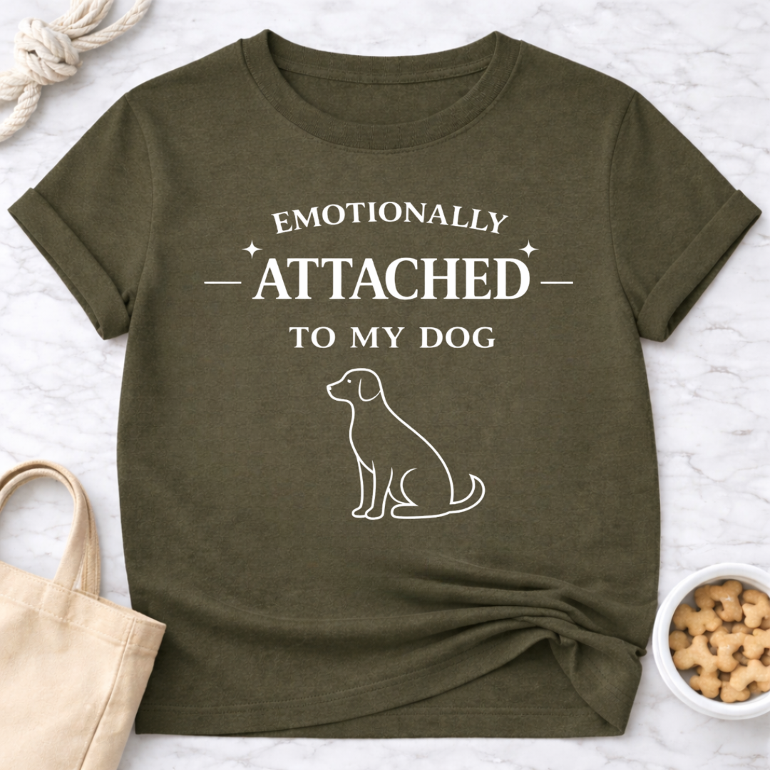 Emotionally Attached to My Dog T-Shirt