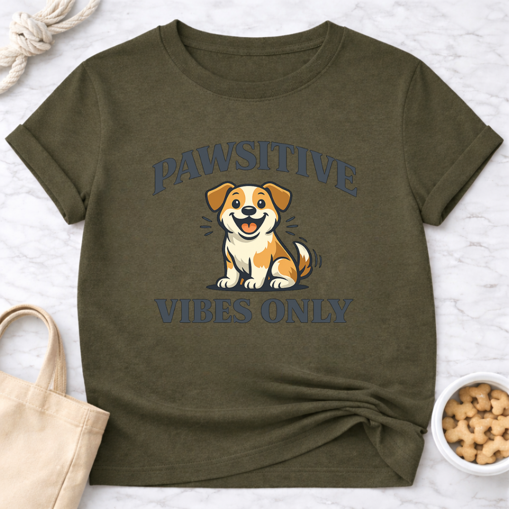 Pawsitive Vibes Only T-Shirt