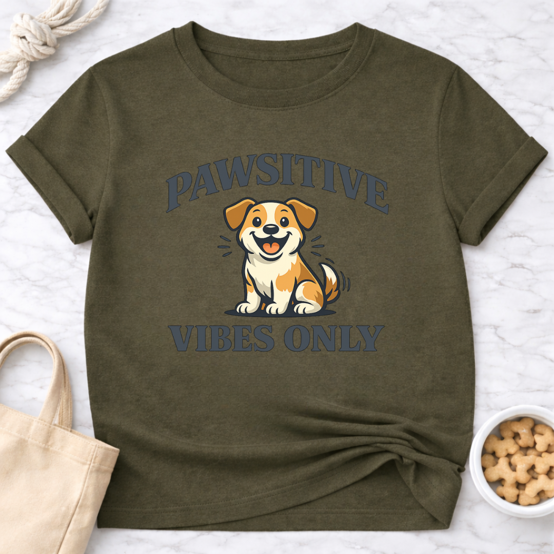 Pawsitive Vibes Only T-Shirt