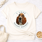 I Love Basset Hounds T-Shirt