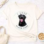 I Love Black Labs T-Shirt