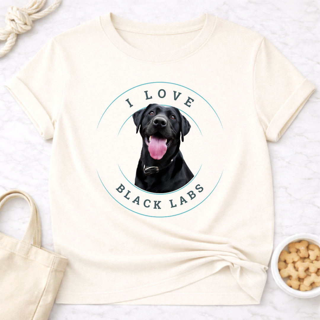 I Love Black Labs T-Shirt
