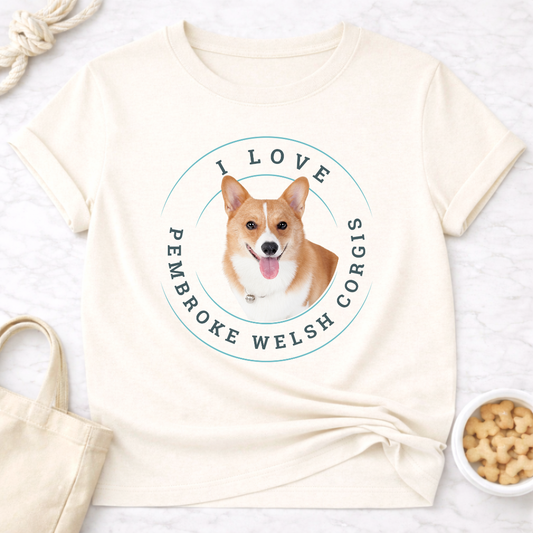 I Love Pembroke CorgisT-Shirt