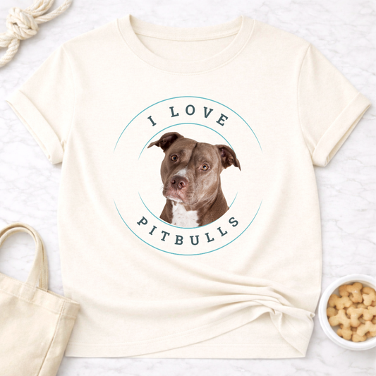 I Love Pitbulls T-Shirt