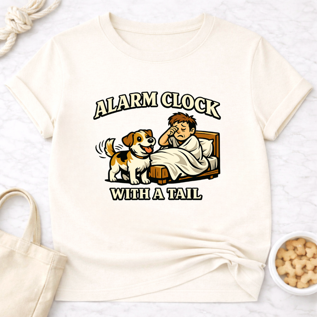Alarm Clock with a Tail T-Shirt