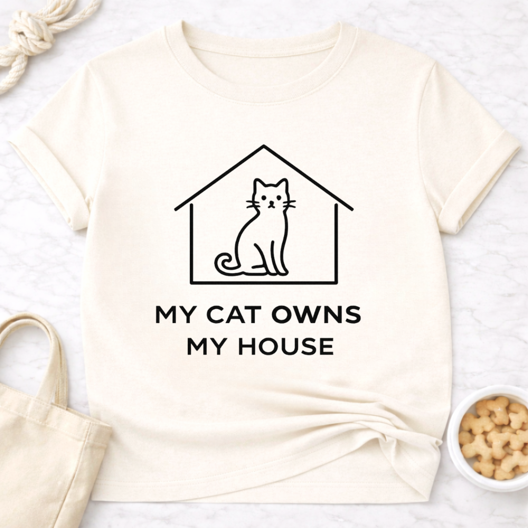 My Cat Owns My House T-Shirt