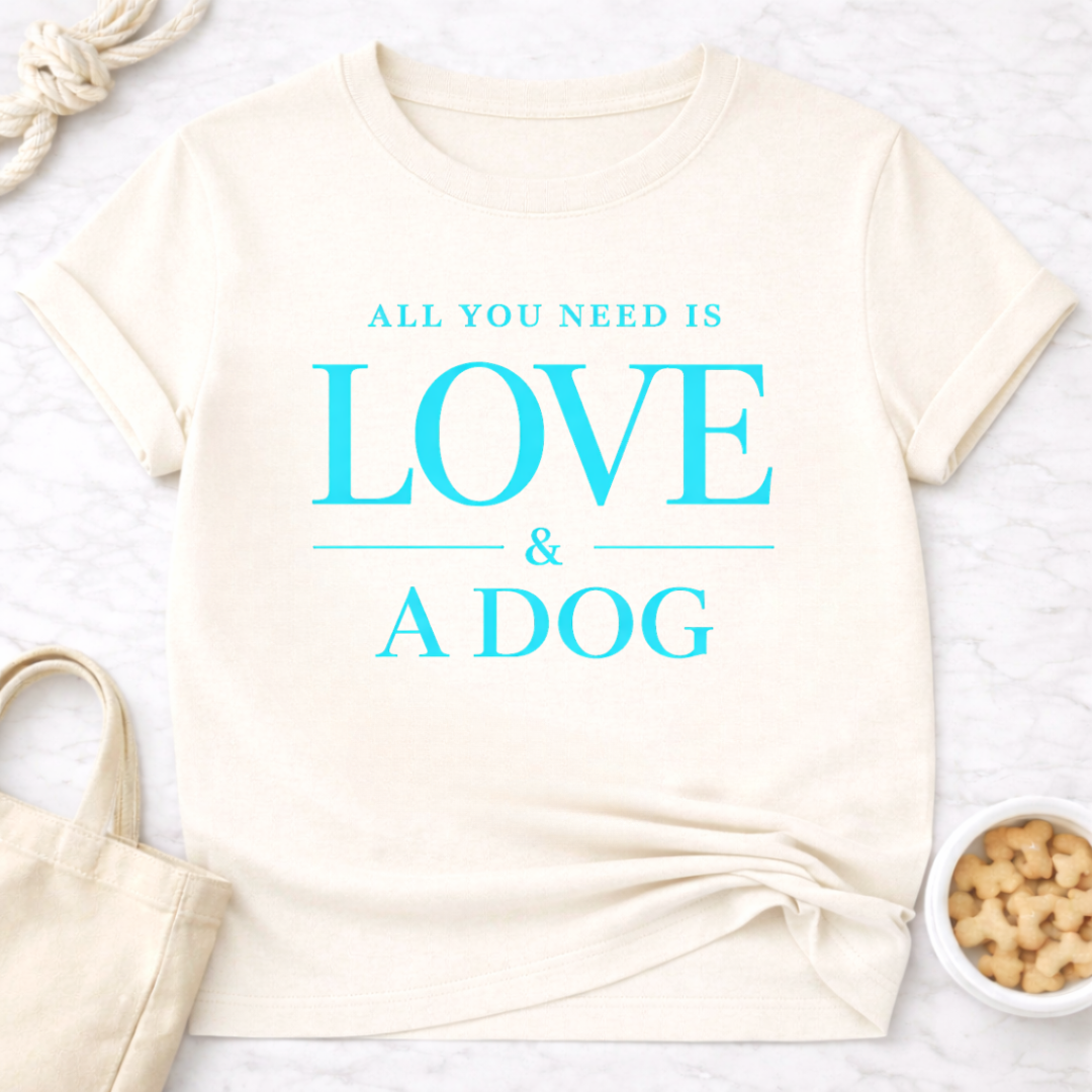 All You Need is Love and a Dog T-Shirt