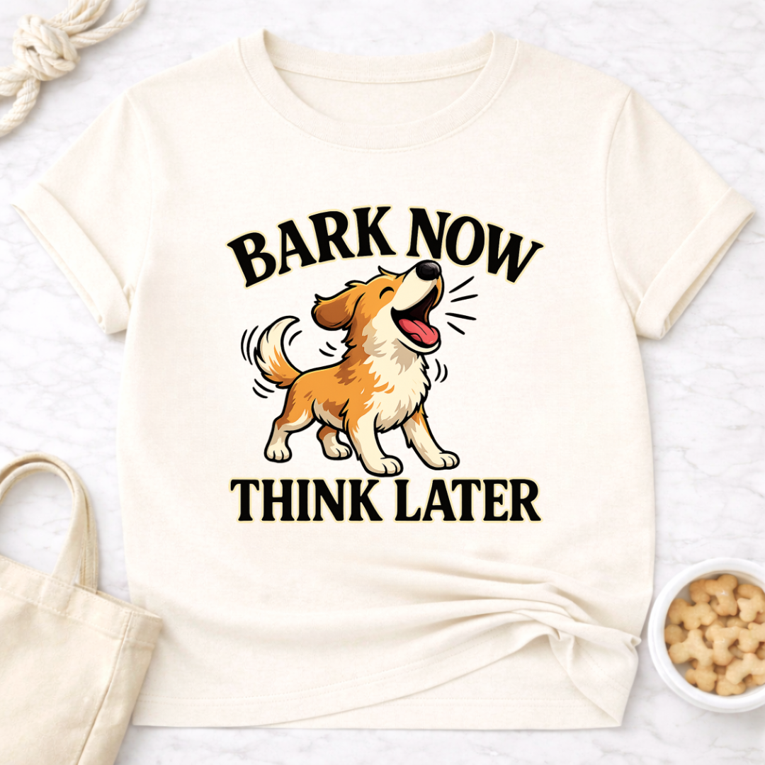 Bark Now Think Later T-Shirt