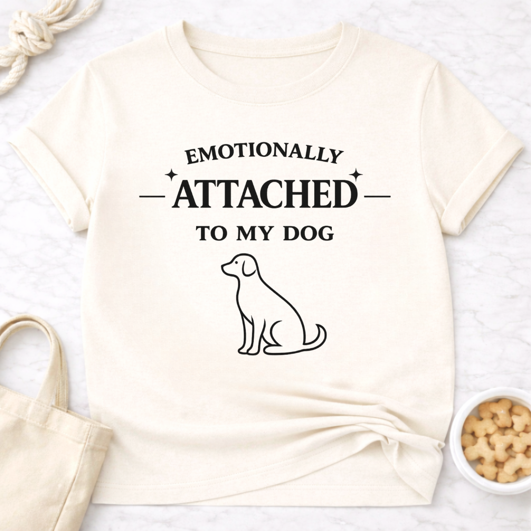 Emotionally Attached to My Dog T-Shirt