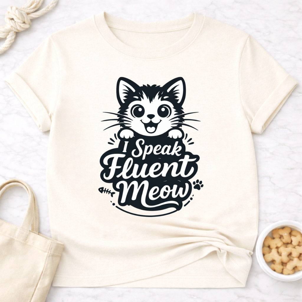 I Speak Fluent Meow T-Shirt