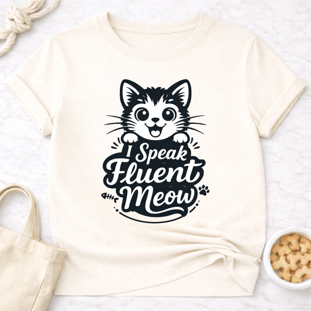I Speak Fluent Meow T-Shirt