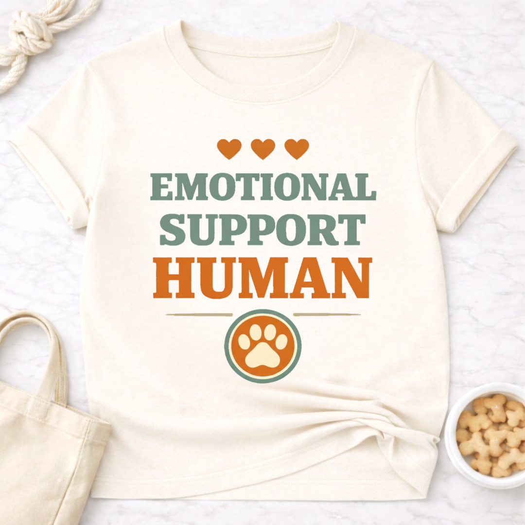Emotional Support Human T-Shirt