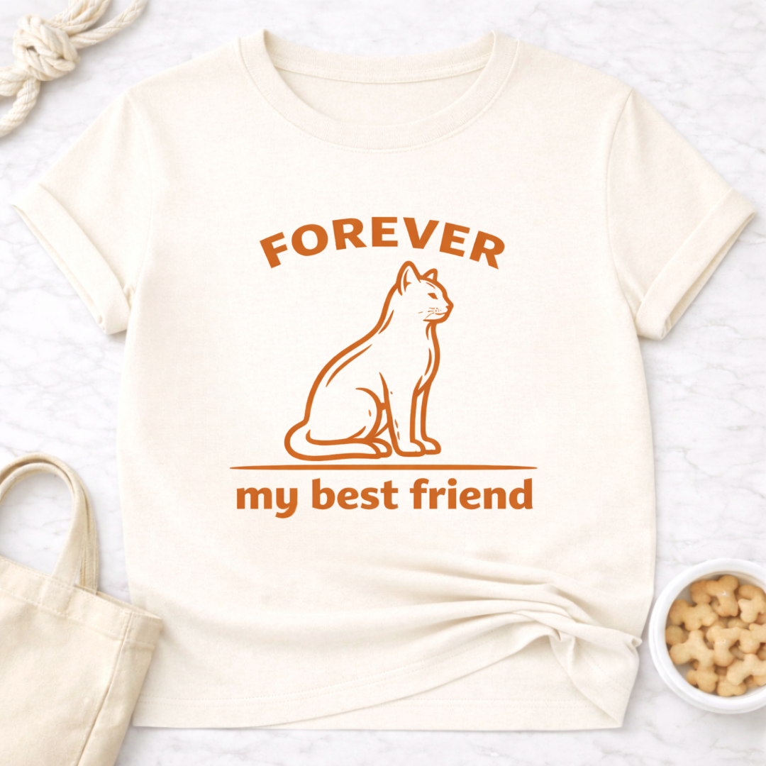 Forever My Best Friend Cat T-Shirt