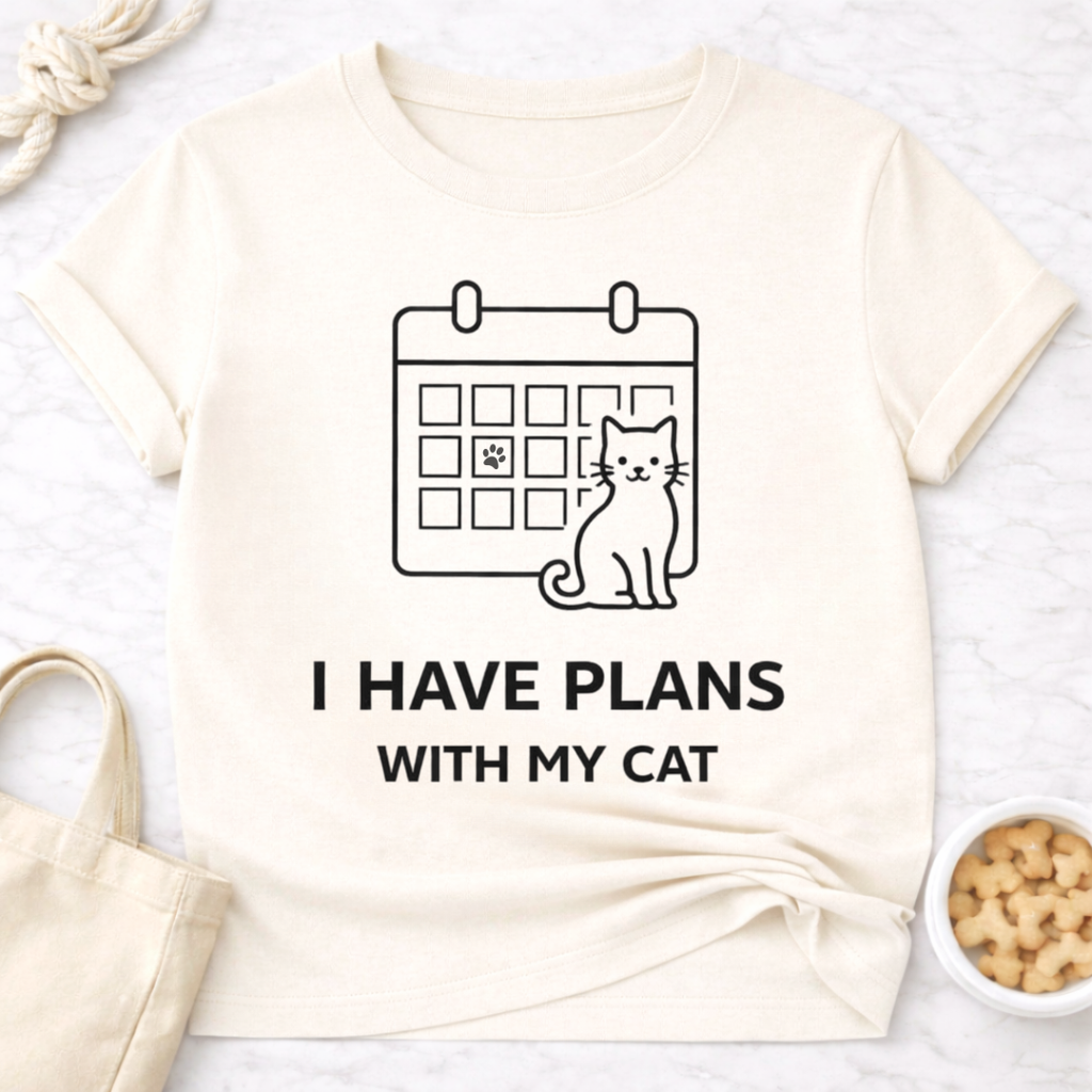 I Have Plans With My Cat T-Shirt