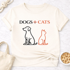 Dogs + Cats T-Shirt