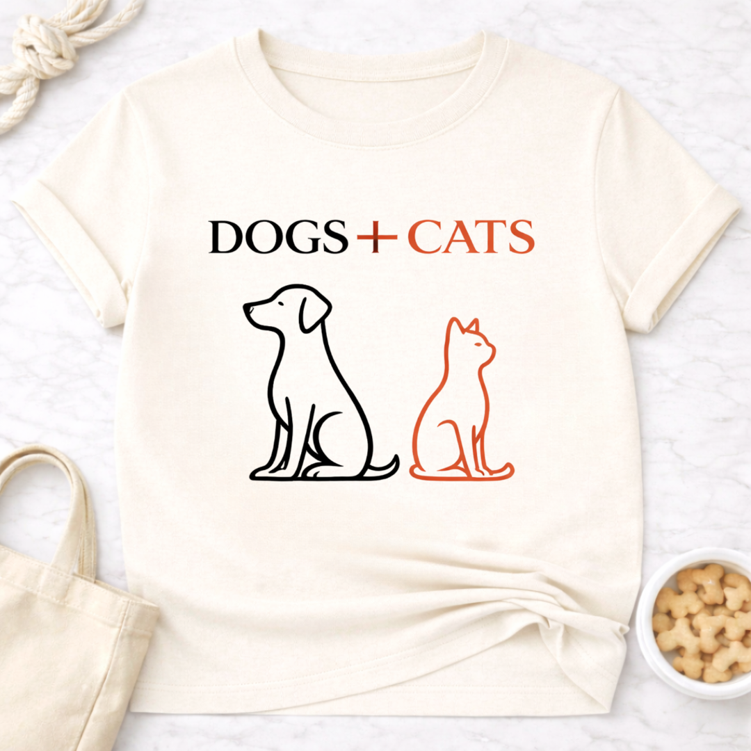 Dogs + Cats T-Shirt