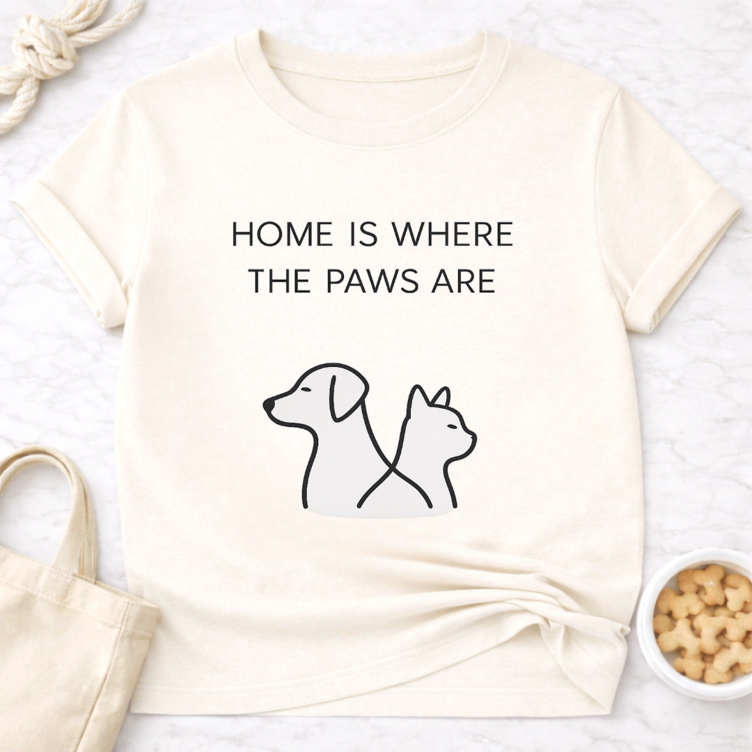 Home is Where the Paws Are T-Shirt