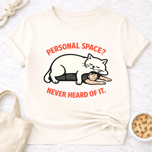 Personal Space Cat T-Shirt