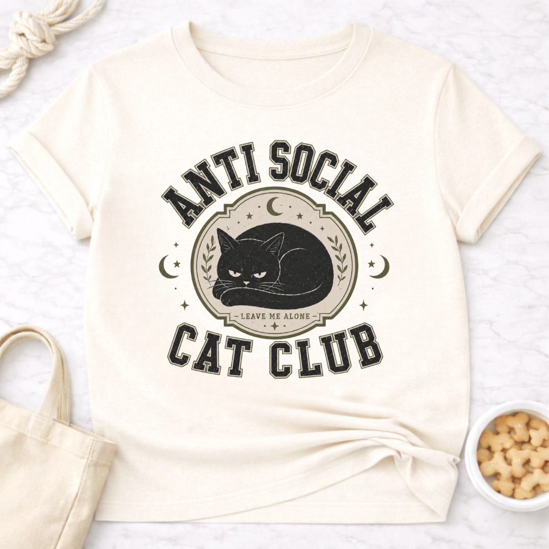 Anti Social Cat Club T-Shirt