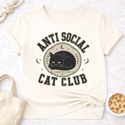Anti Social Cat Club T-Shirt