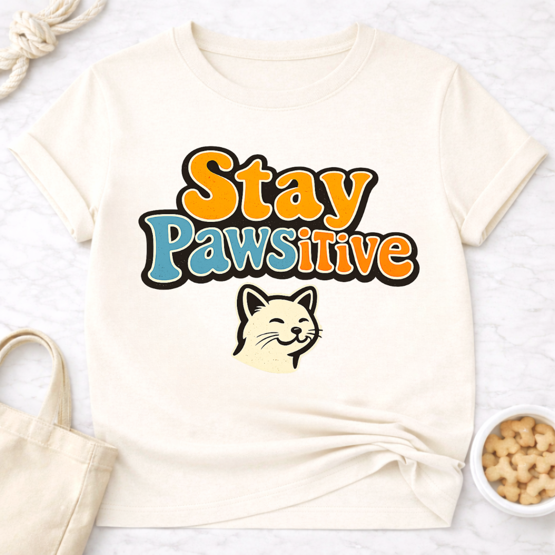 Pawsitive Cat T-Shirt