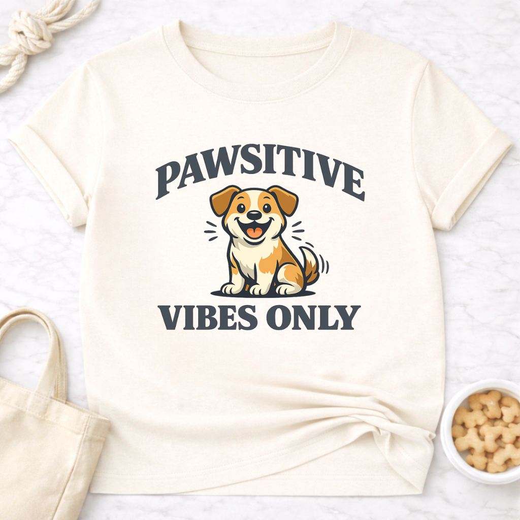 Pawsitive Vibes Only T-Shirt