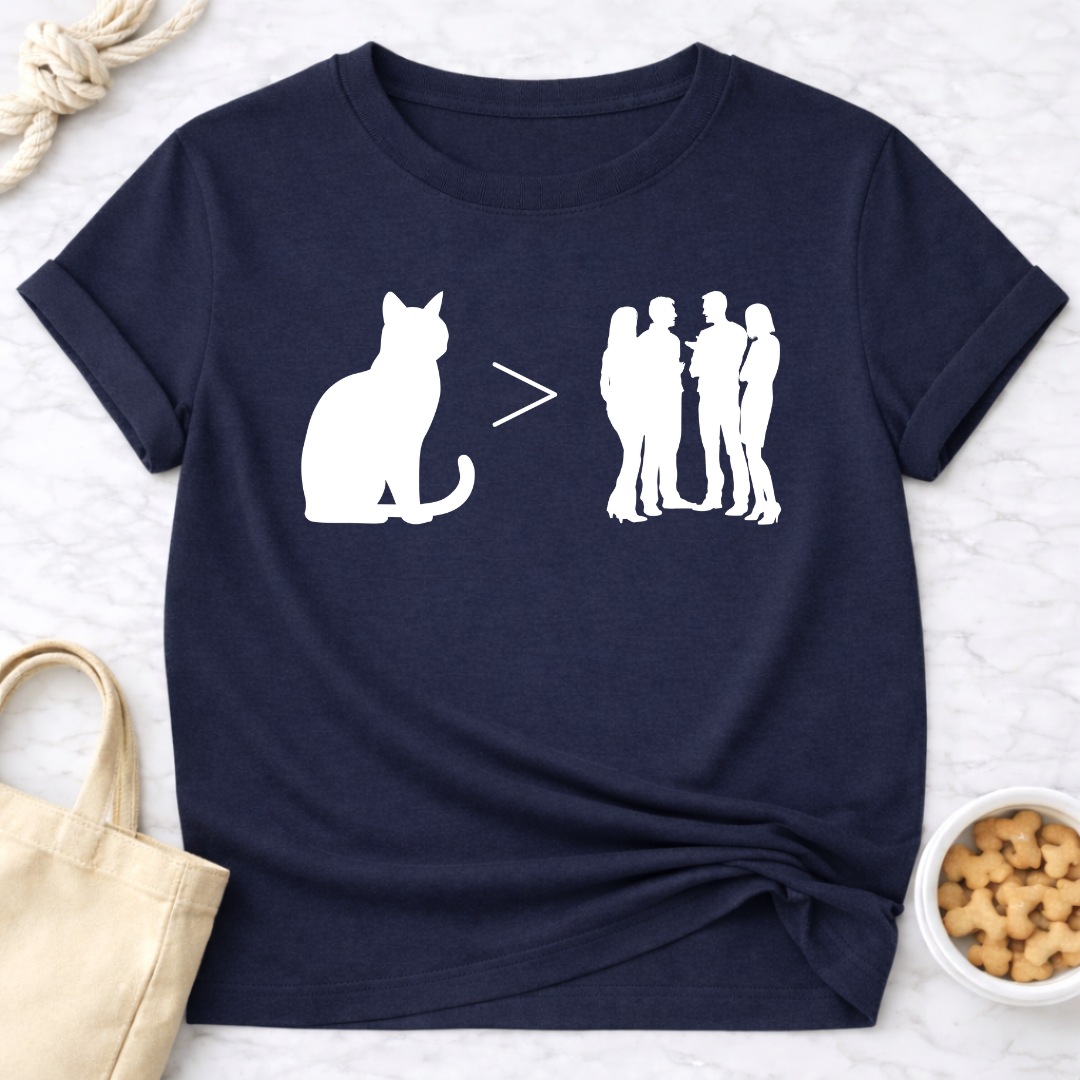 Cat is Greater Than People T-Shirt