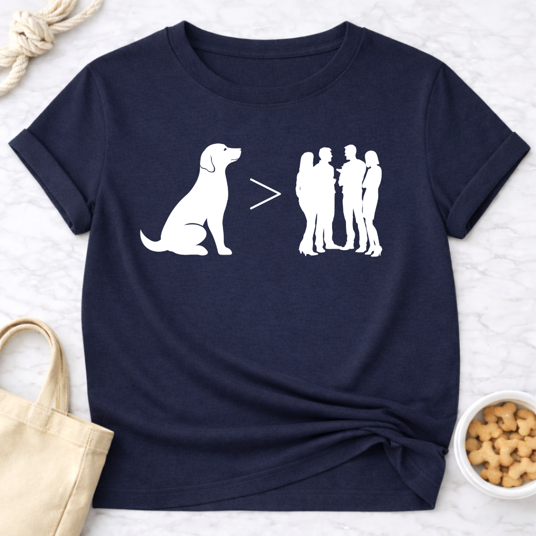 Dog is Greater Than People T-Shirt