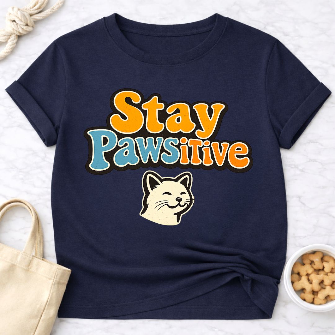 Pawsitive Cat T-Shirt