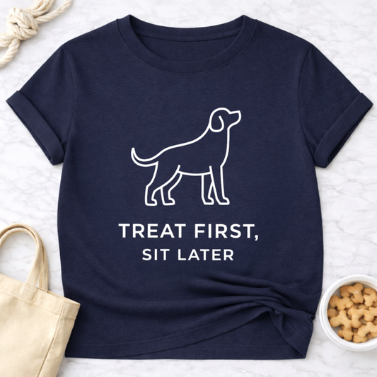 Treat First, Sit Later T-Shirt