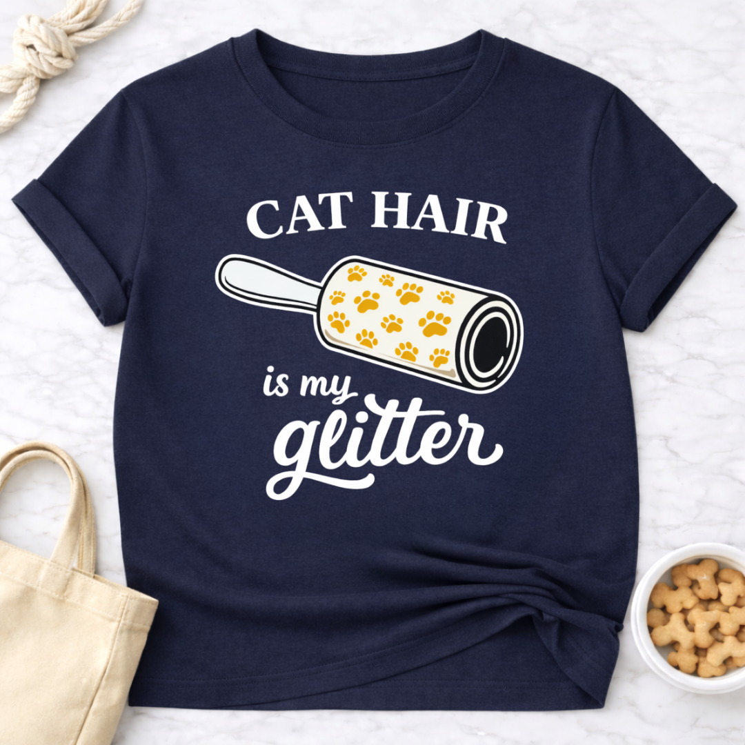 Cat Hair is My Glitter T-Shirt