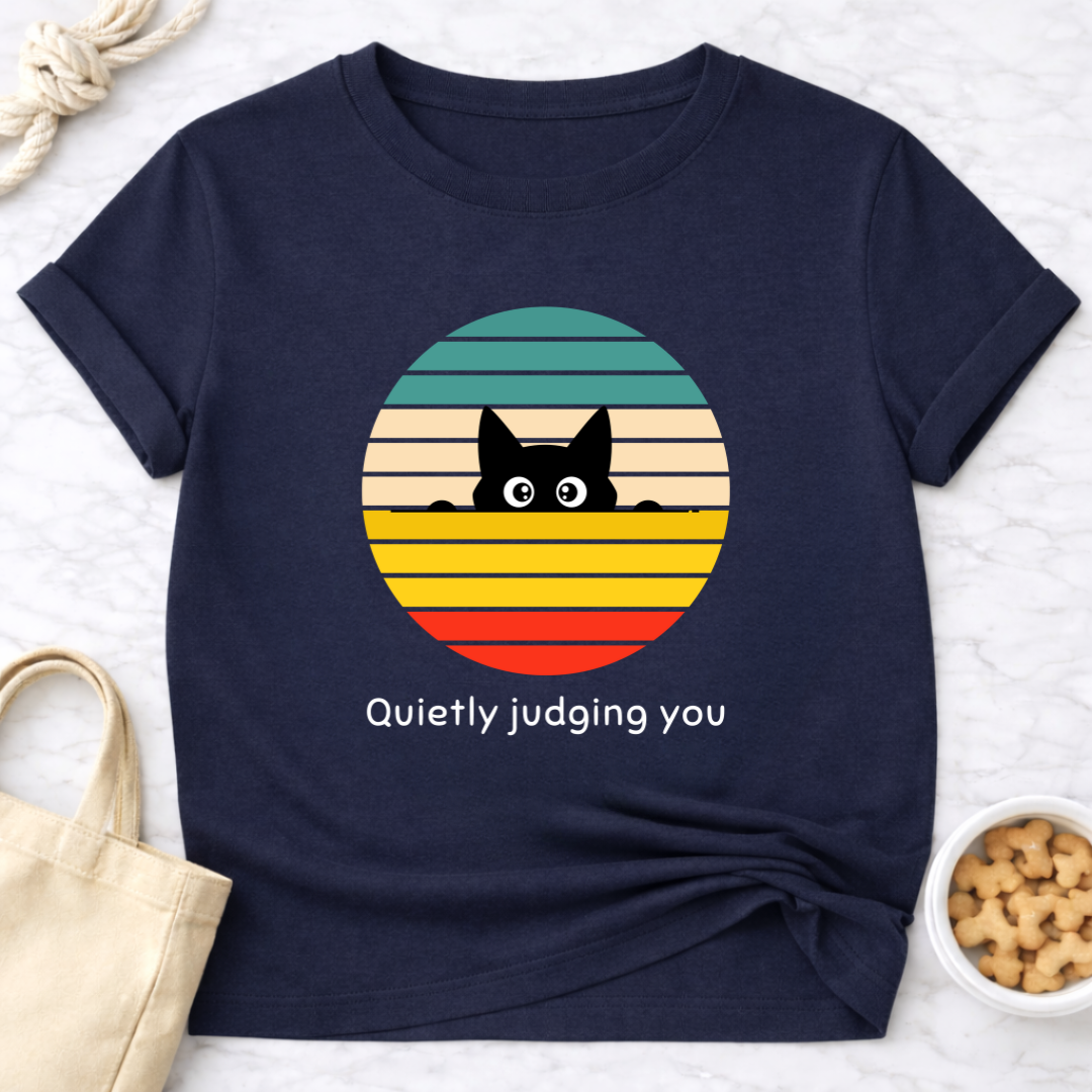 Cat Quietly Judging You T-Shirt