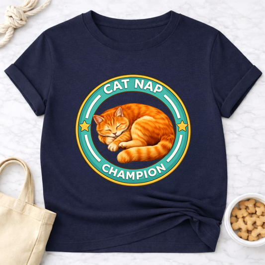 Cat Nap Champion T-Shirt