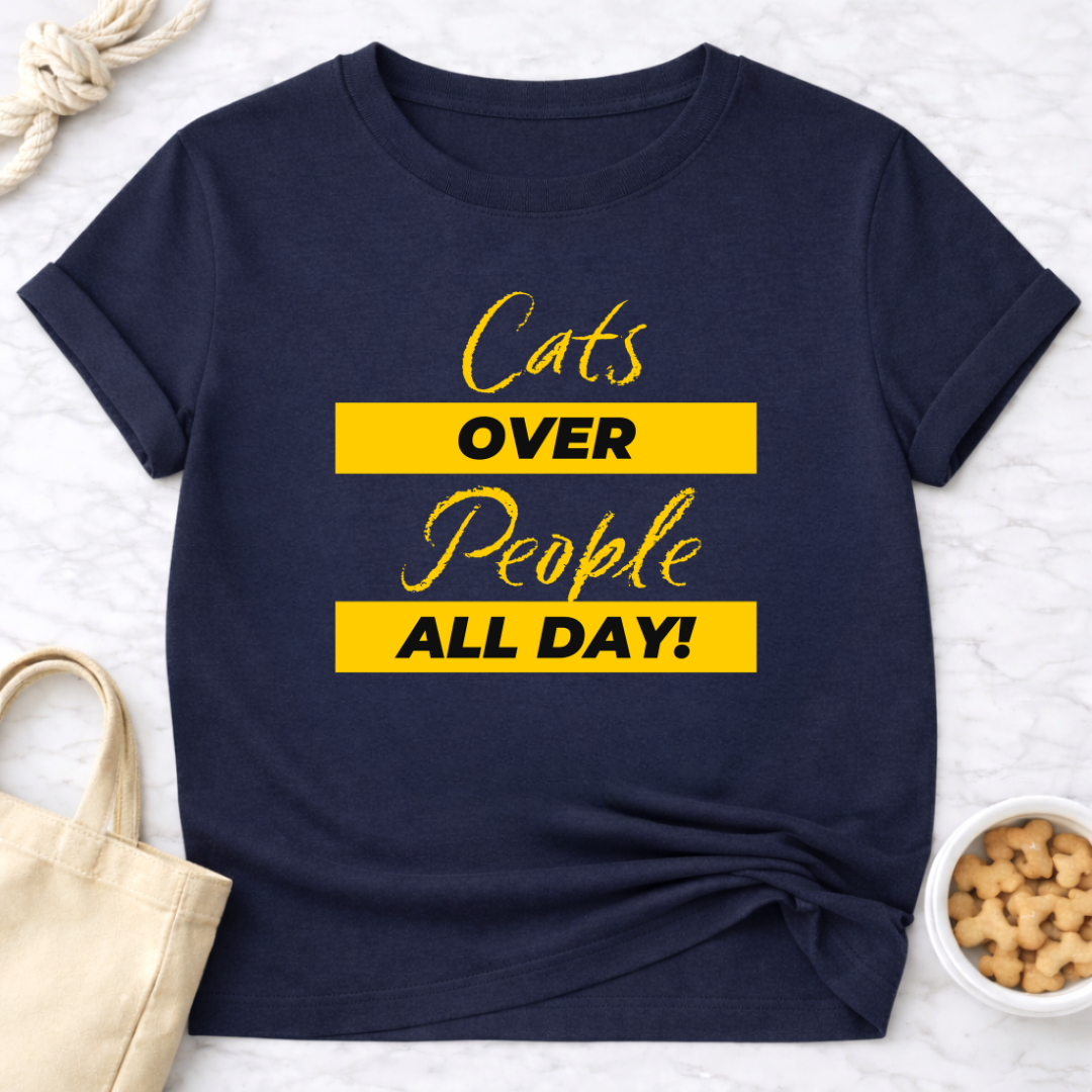 Cats Over People (Chalk)T-Shirt
