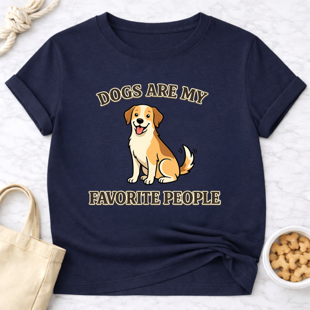Dogs Are My Favorite People T-Shirt