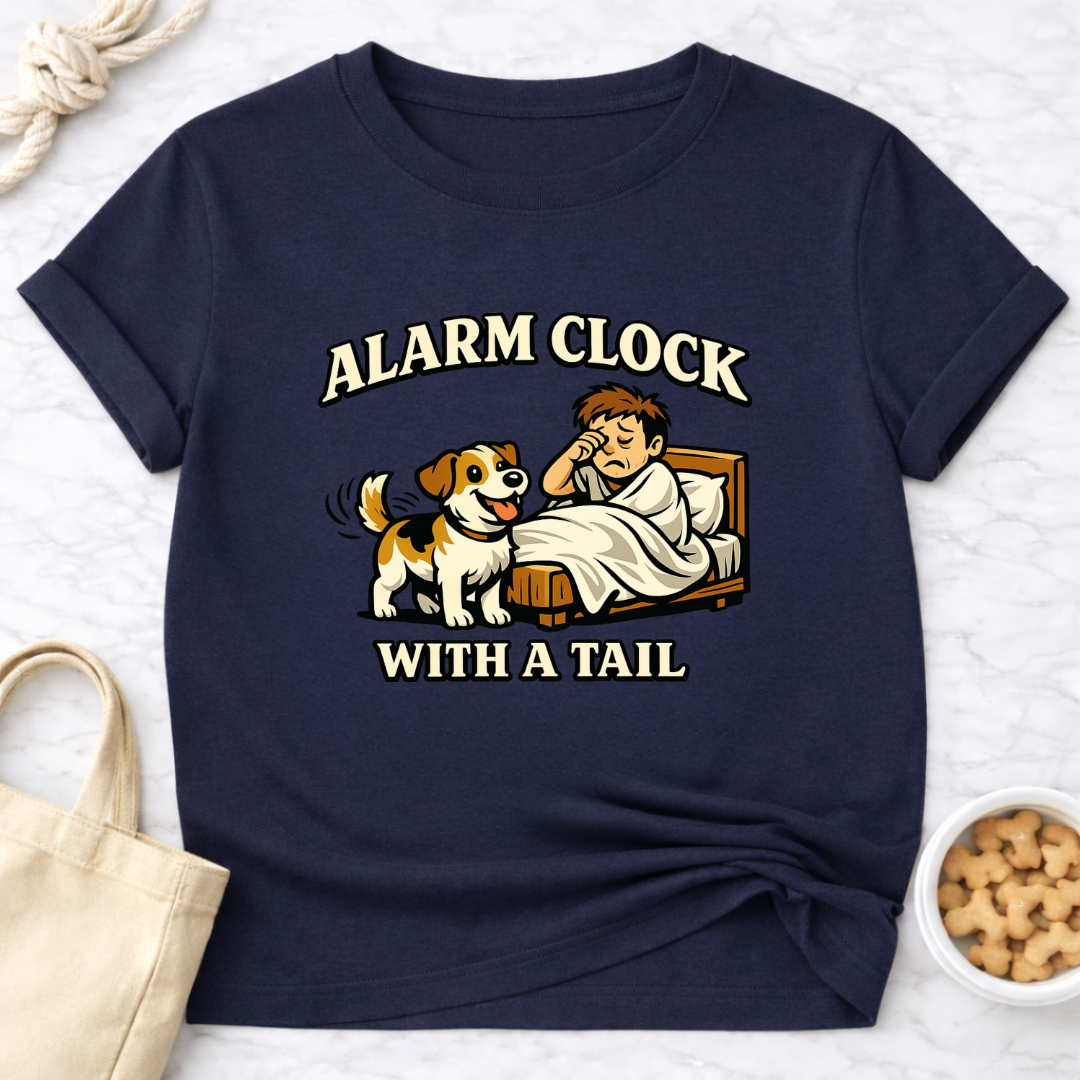 Alarm Clock with a Tail T-Shirt