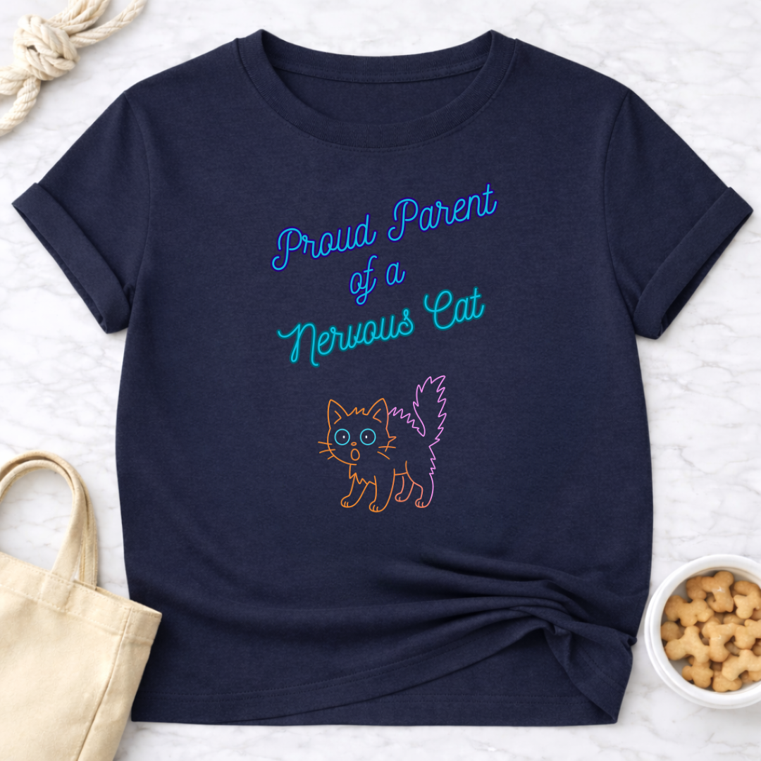 Proud Parent of a Nervous Cat T-Shirt