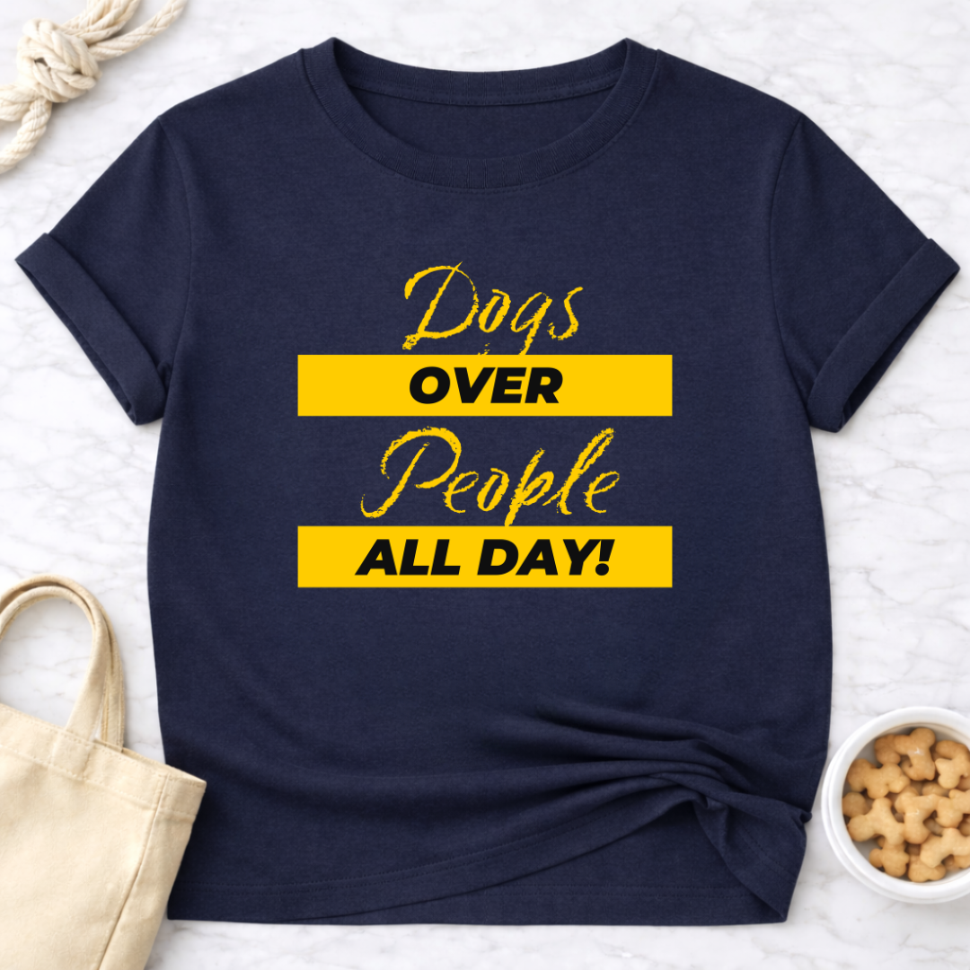 Dogs Over People (Chalk) T-Shirt