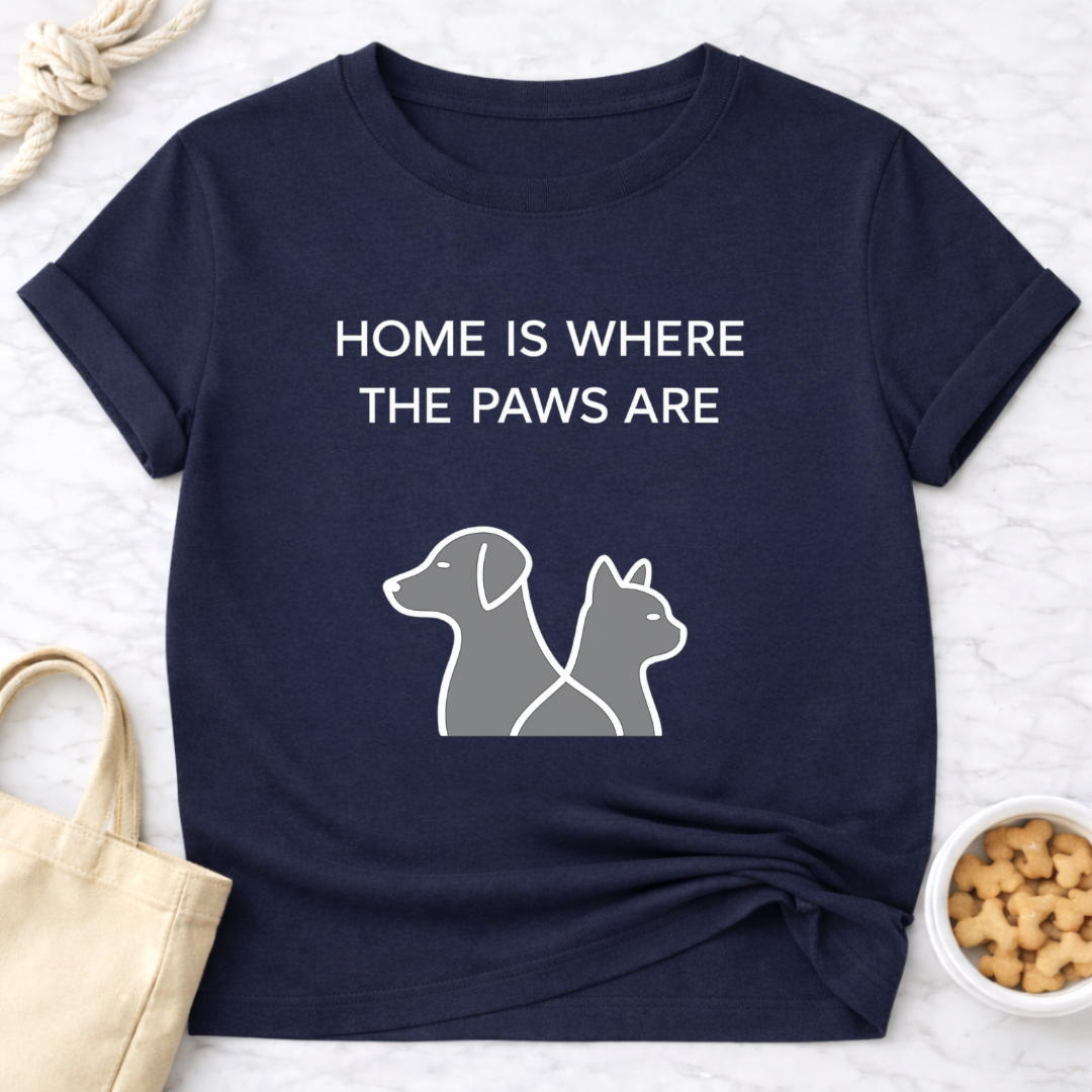 Home is Where the Paws Are T-Shirt