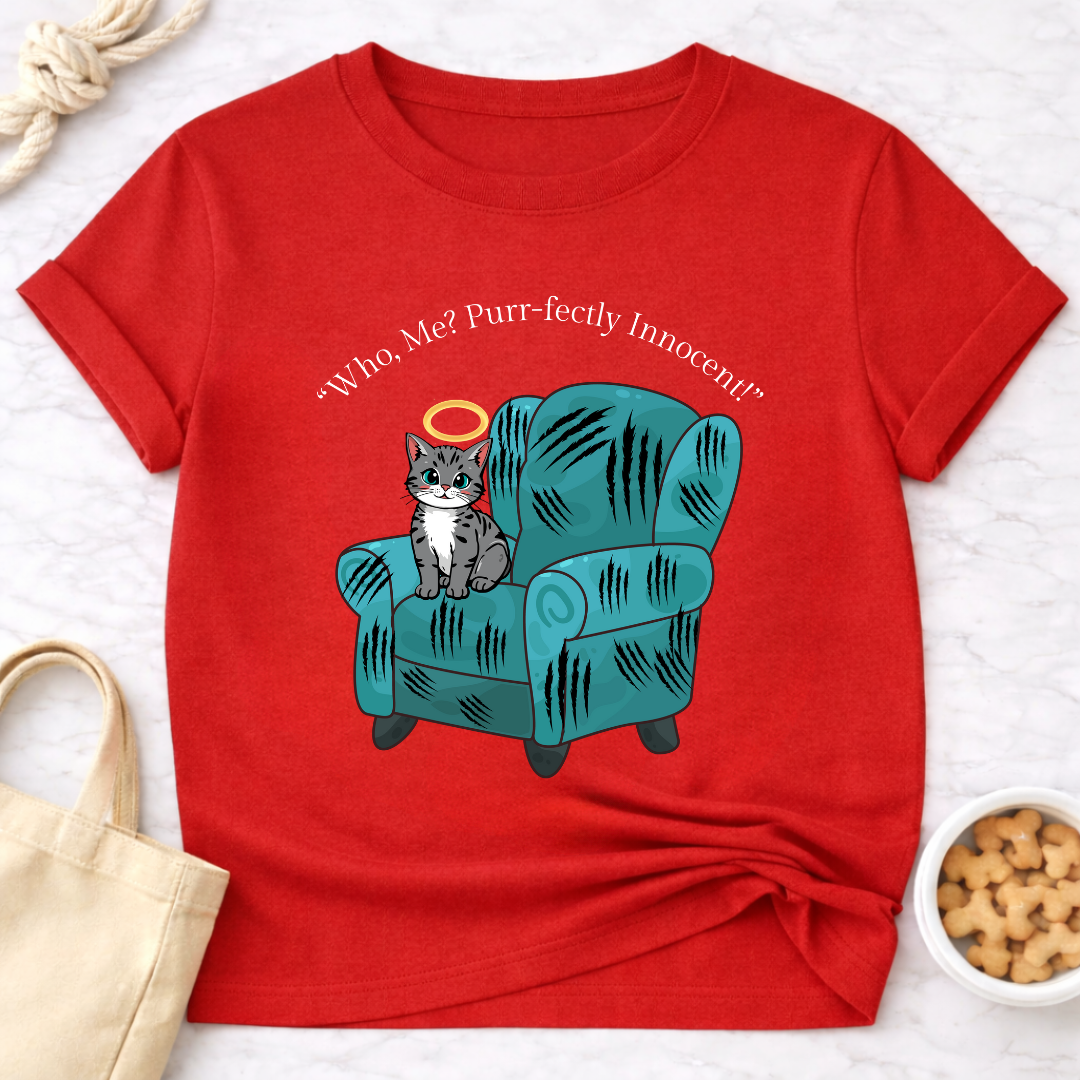 Purr-fectly Innocent Cat T-Shirt