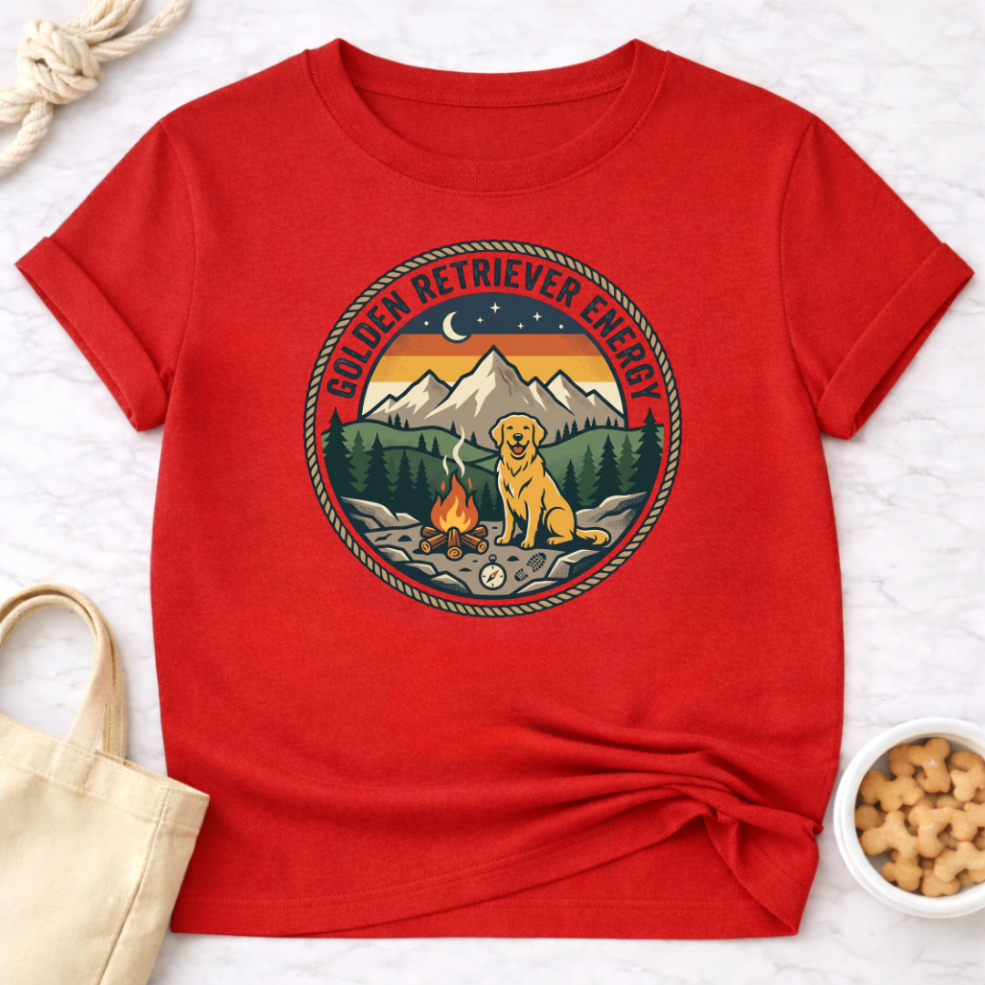 Golden Retriever Energy T-Shirt